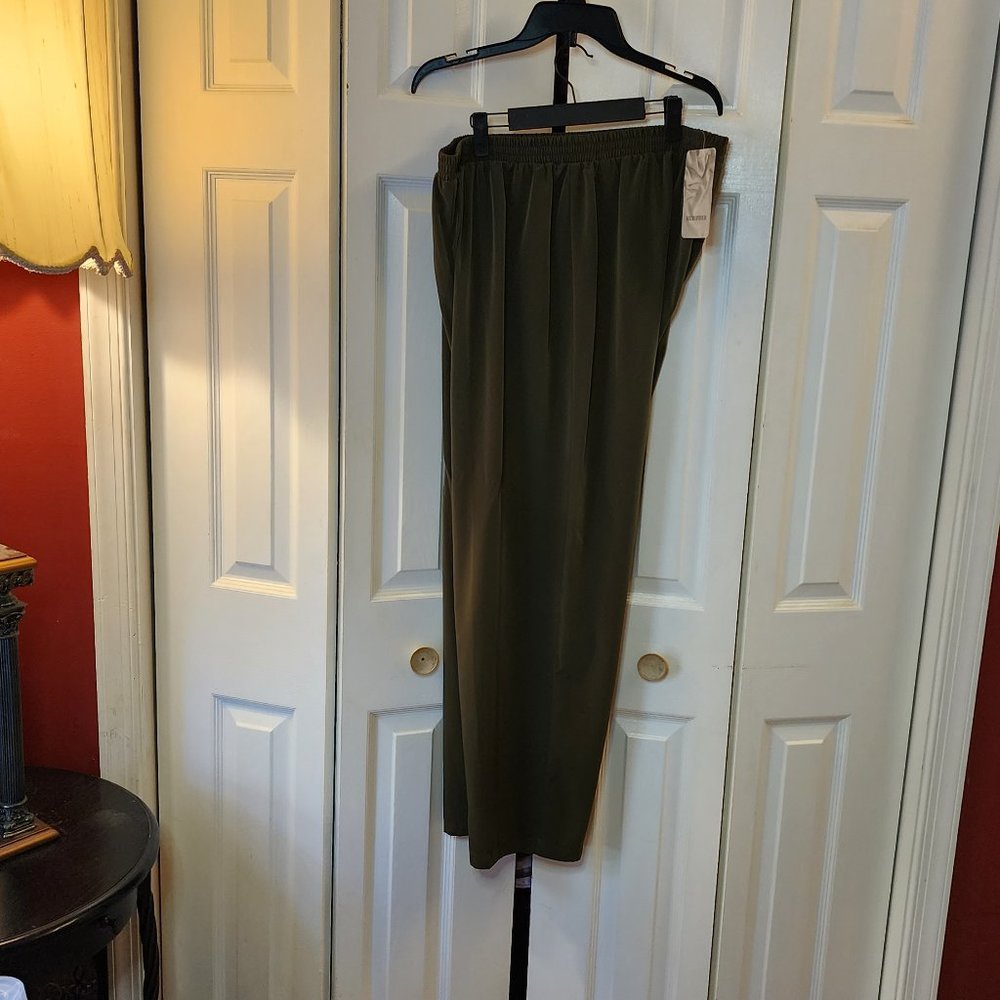 Christie and Jill Shirt Two Piece Sets High Waist Wide Leg Pants Suit Casual Ele - Picture 15 of 15